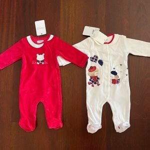 2-Pack NWT Mayoral Footies Bundle Gift Set